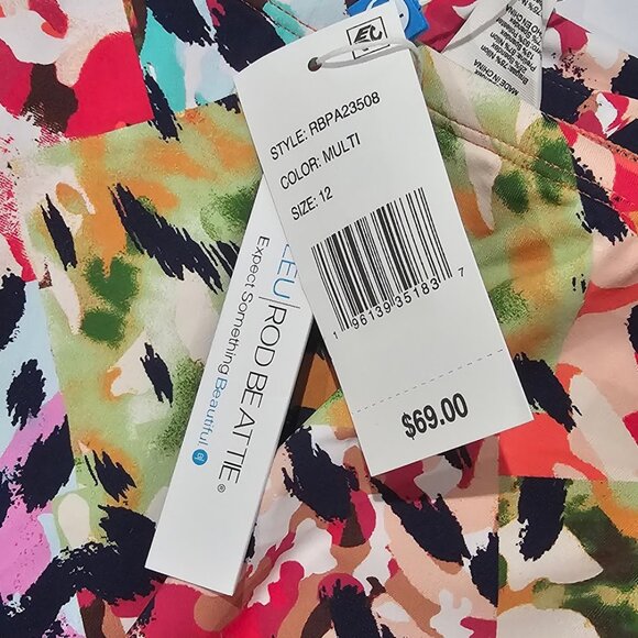 Bleu Rod Beattie Party Animal Draped High Waisted Bikini Bottom - Picture 8 of 8